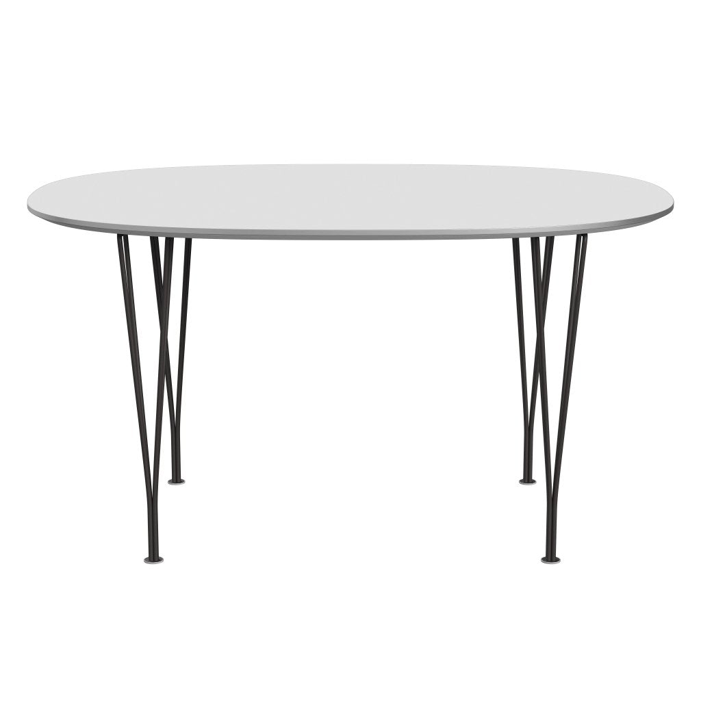 FRITZ HANSEN SUPERILIPSE TABLE STAEL STAW GRAFITE/BIAŁY Fenix ​​Laminatów, 135x90 cm