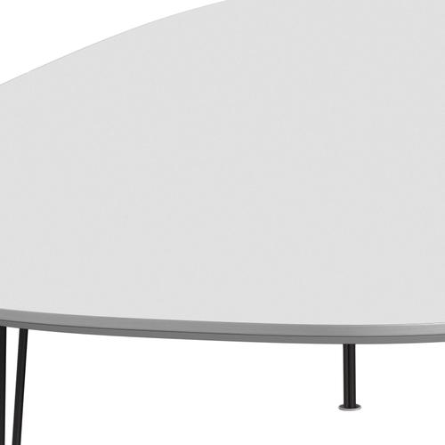 Fritz Hansen Superellipse Dining Table Warm Graphite/White Fenix Laminates, 300x130 Cm