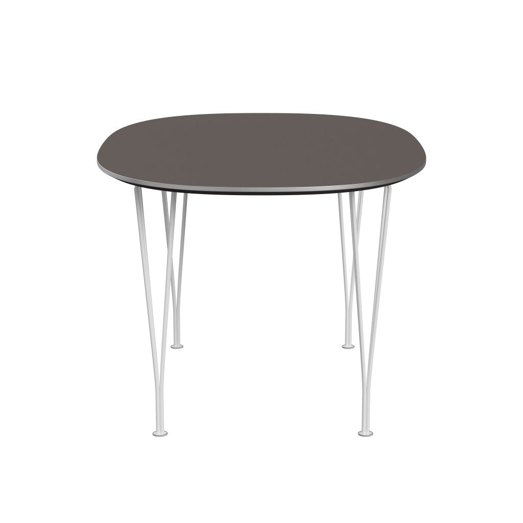 Fritz Hansen Superrellipse Table jadalny White/Grey Fenix ​​Laminatów, 135x90 cm