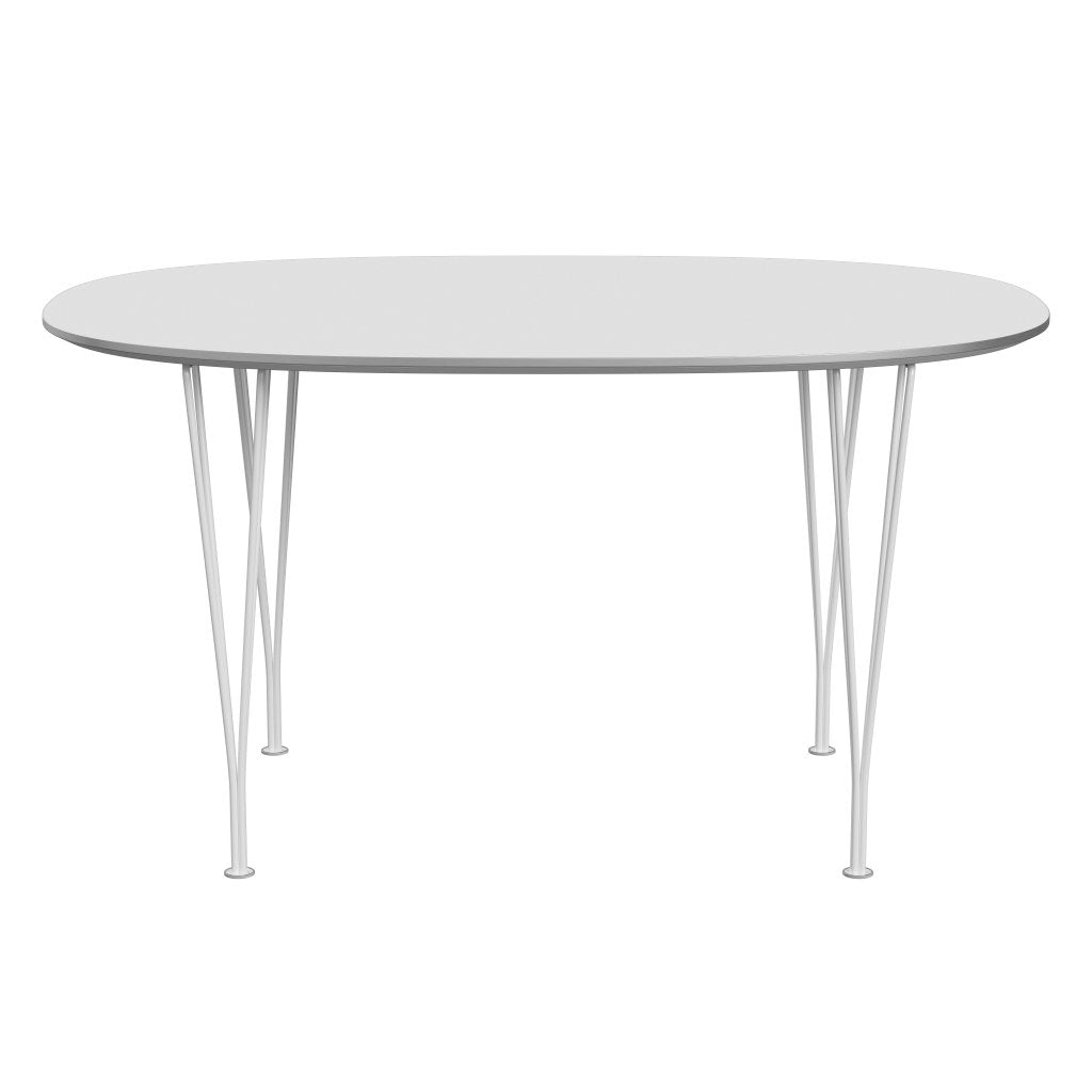 FRITZ HANSEN SUPERILIPSE TABLE WILY/White Fenix ​​Laminates, 135x90 cm