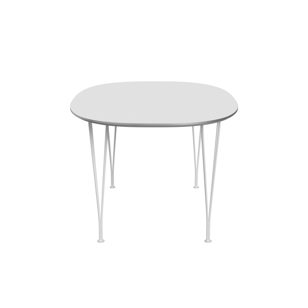 Fritz Hansen Suberellipse Table jadalny White/White Fenix ​​Laminatów, 170x100 cm