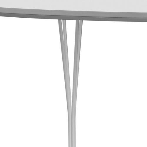 Fritz Hansen Superrellipse Tabilne stół białe/białe laminaty Fenix, 180x120 cm