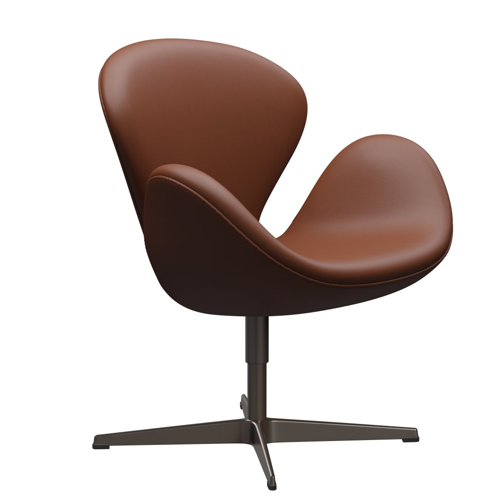 FRITZ HANSEN SWAN SALOUNGE, BRONT BRONZE/AURA COGNAC