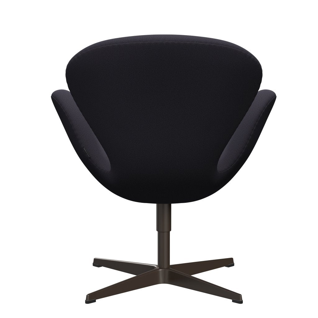 FRITZ HANSEN SWAN SALOUNGE, BRONT BRONZE/CHAPUTURE BLUE Węgiel drzewny