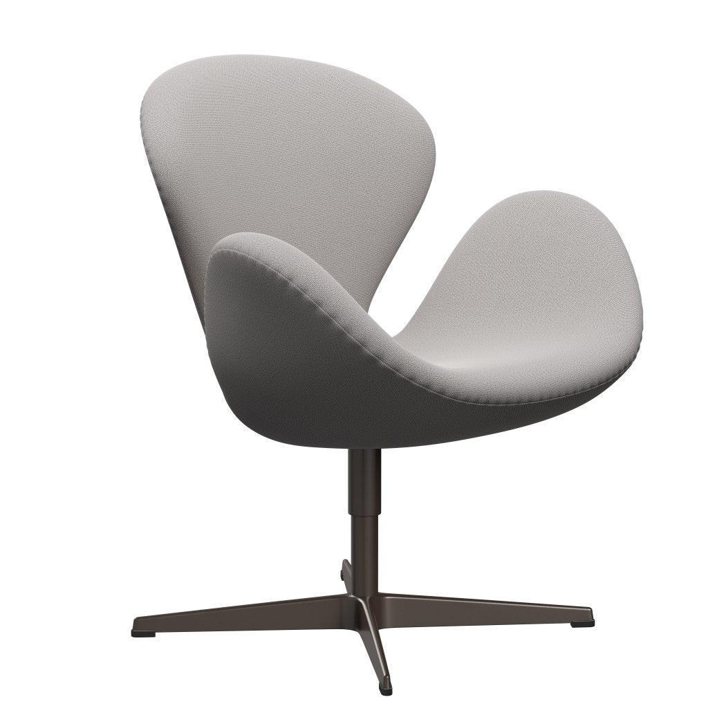 Fritz Hansen Swan Lounge Chair, Brown Bronze/Capture Grey