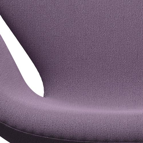 Fritz Hansen Swan Lounge Chair, Brown Bronze/Capture Light Violet