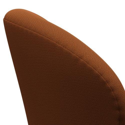 Fritz Hansen Swan Lounge Chair, Brown Bronze/Capture Rust/Orange