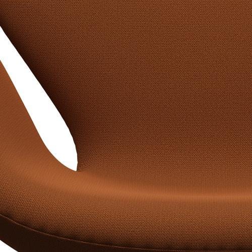 Fritz Hansen Swan Lounge Chair, Brown Bronze/Capture Rust/Orange