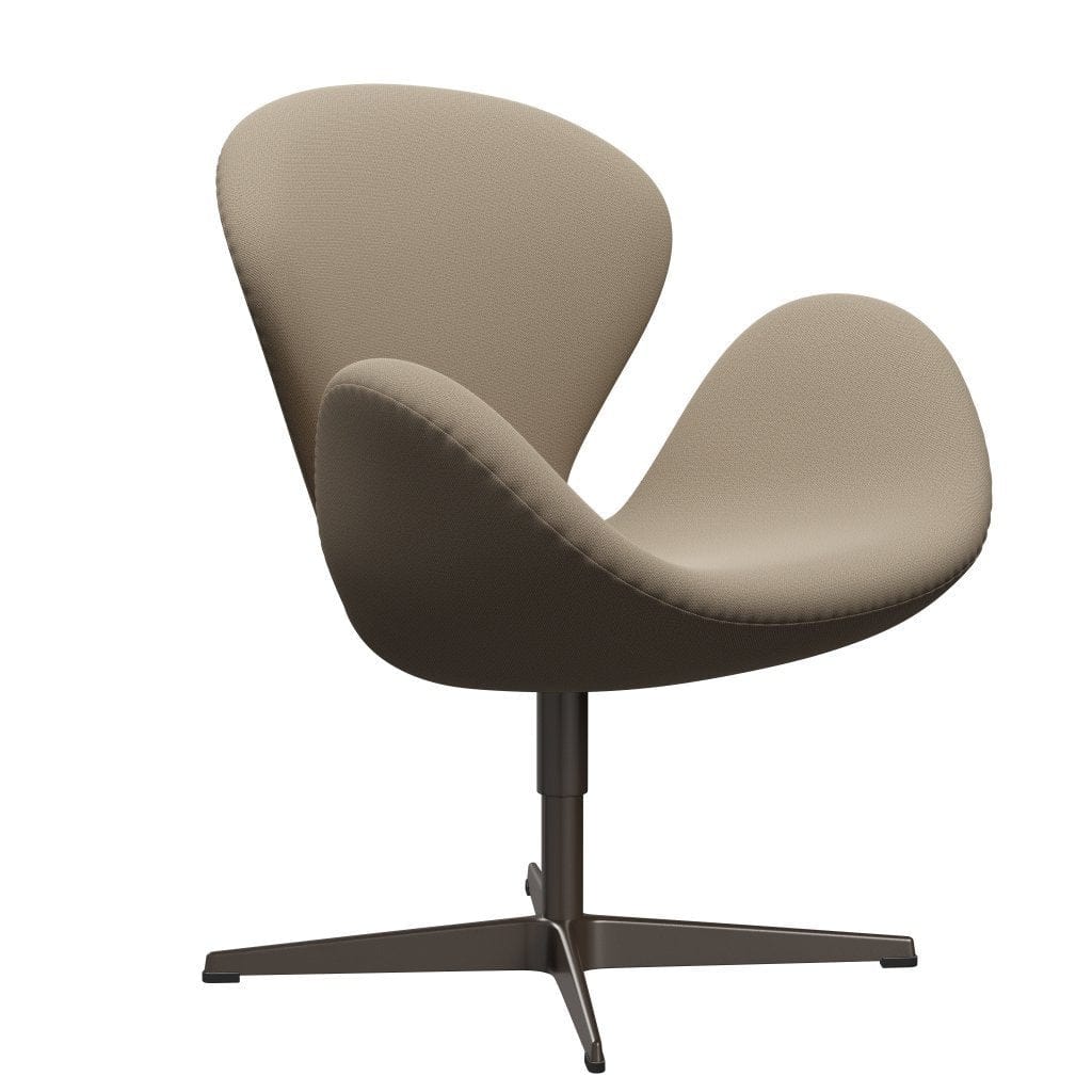 FRITZ HANSEN SWAN SALOUNGE, BRĄZOWY BRONZY/CHAPUTURE SAND