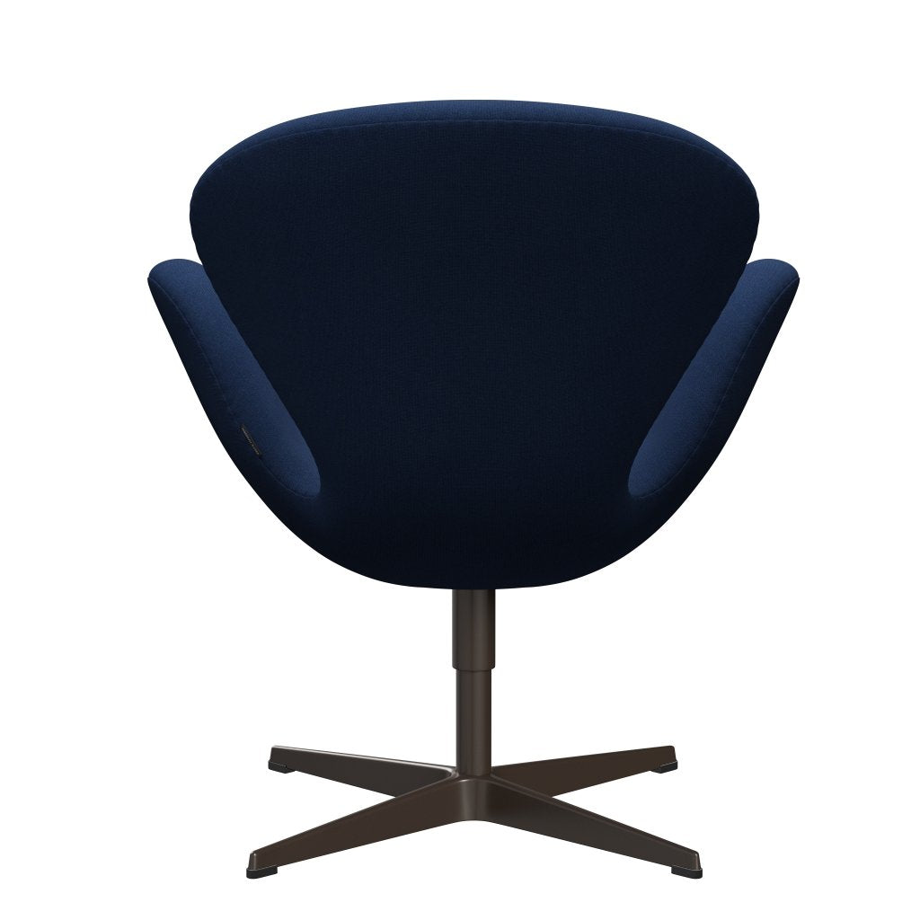 Fritz Hansen Swan Lounge, Brown Bronze/Christianshavn Blue Uni -Uni