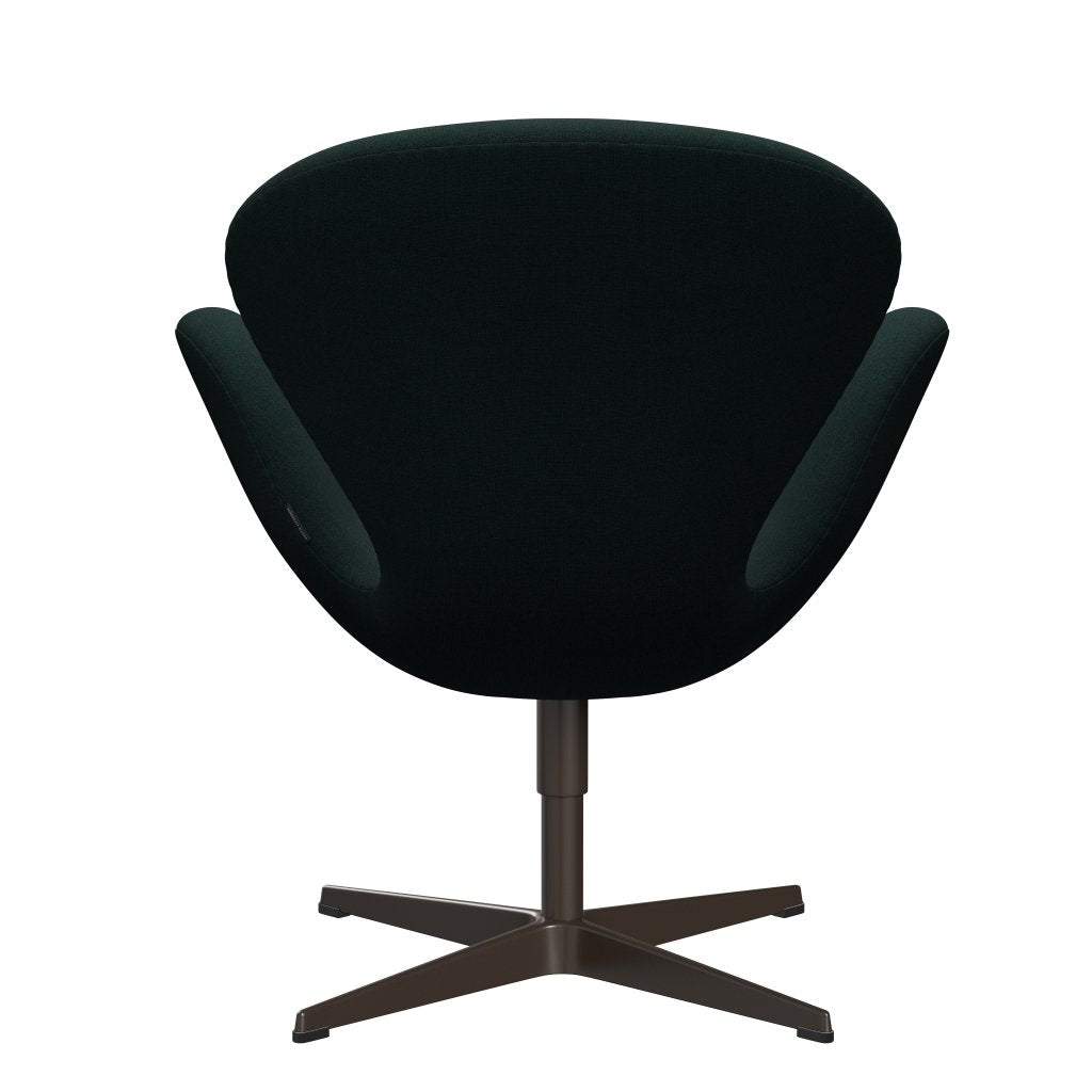 Fritz Hansen Swan Lounge, Brown Bronze/Christianshavn Dark Green