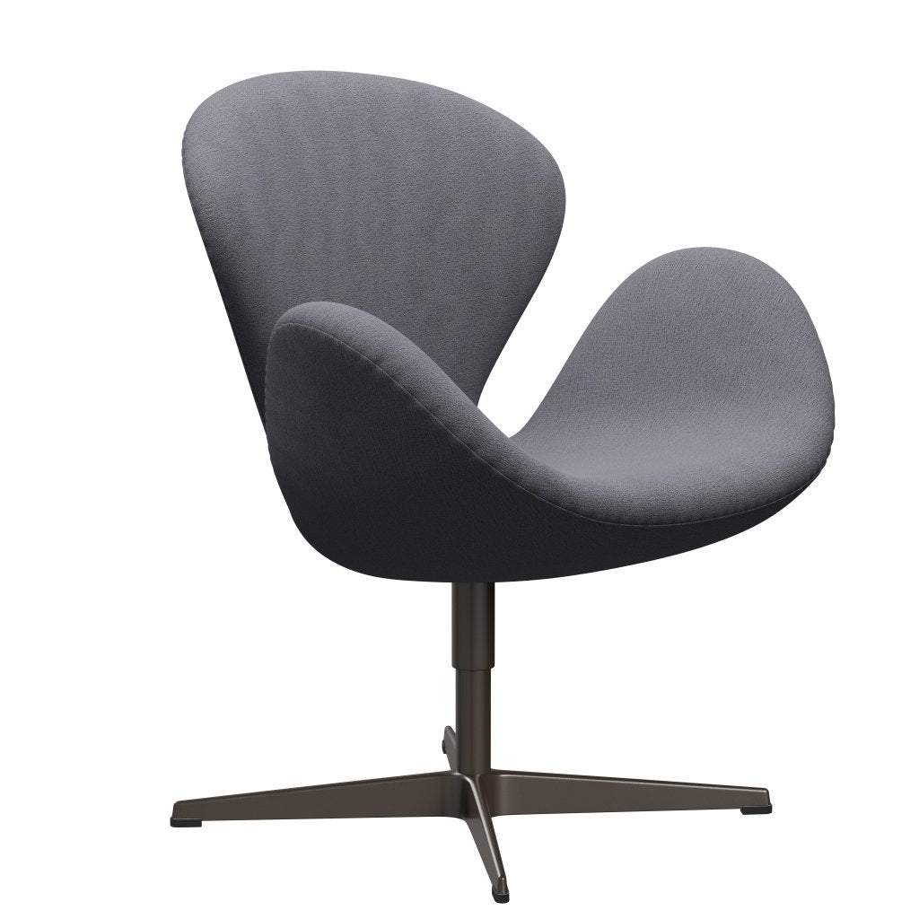 Fritz Hansen Swan Lounge Chair, Brown Bronze/Christianshavn Light Grey