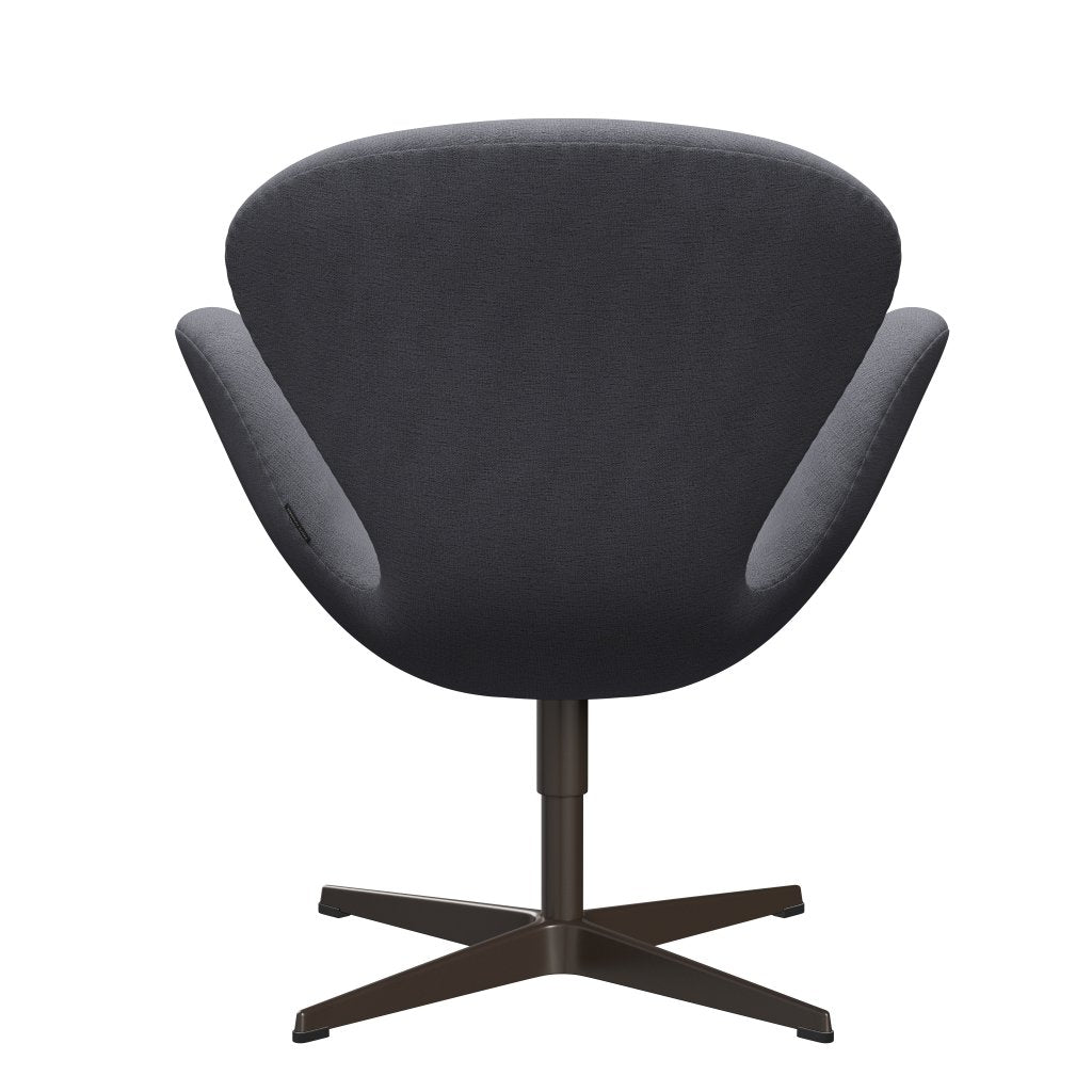 Fritz Hansen Swan Lounge Chair, Brown Bronze/Christianshavn Light Grey