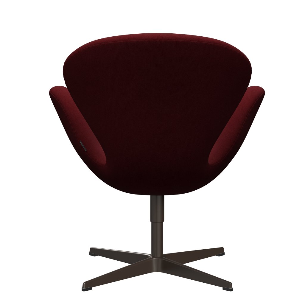 Fritz Hansen Swan Lounge, Brown Bronze/Christianshavn Red Uni -Uni