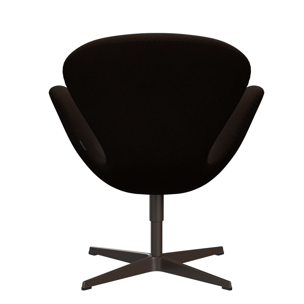 Fritz Hansen Swan Lounge Chair, Brown Bronze/Comfort Brown (01566)