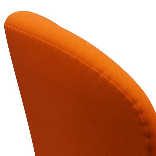 Fritz Hansen Swan Lounge Chair, Brown Bronze/Comfort Yellow/Orange