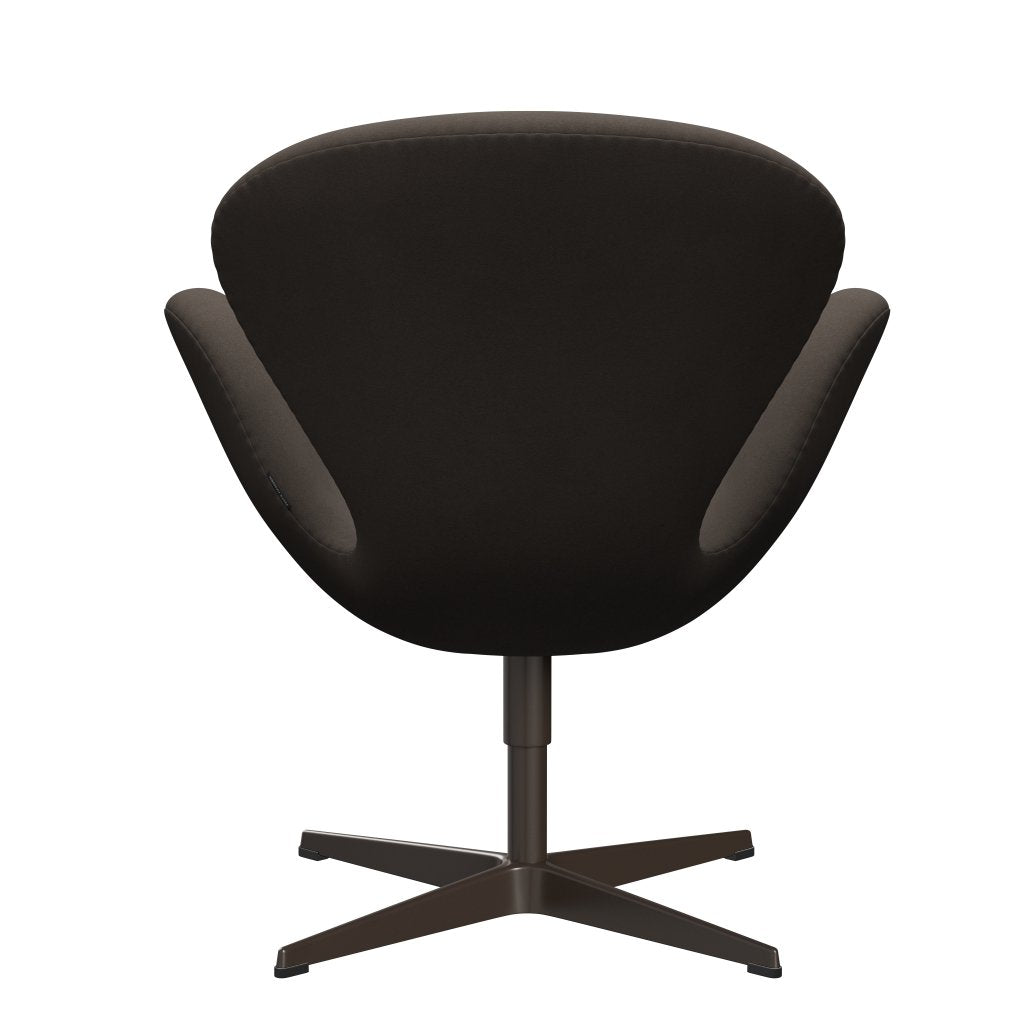 Fritz Hansen Swan Lounge Chair, Brown Bronze/Comfort Grey (61014)