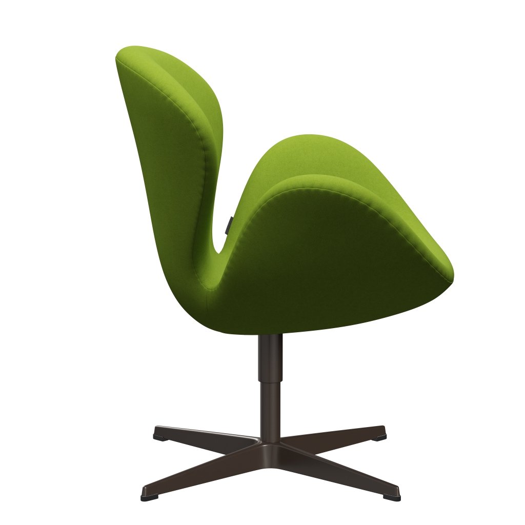 Fritz Hansen Swan Lounge, brązowy brąz/Comfort Green (68011)