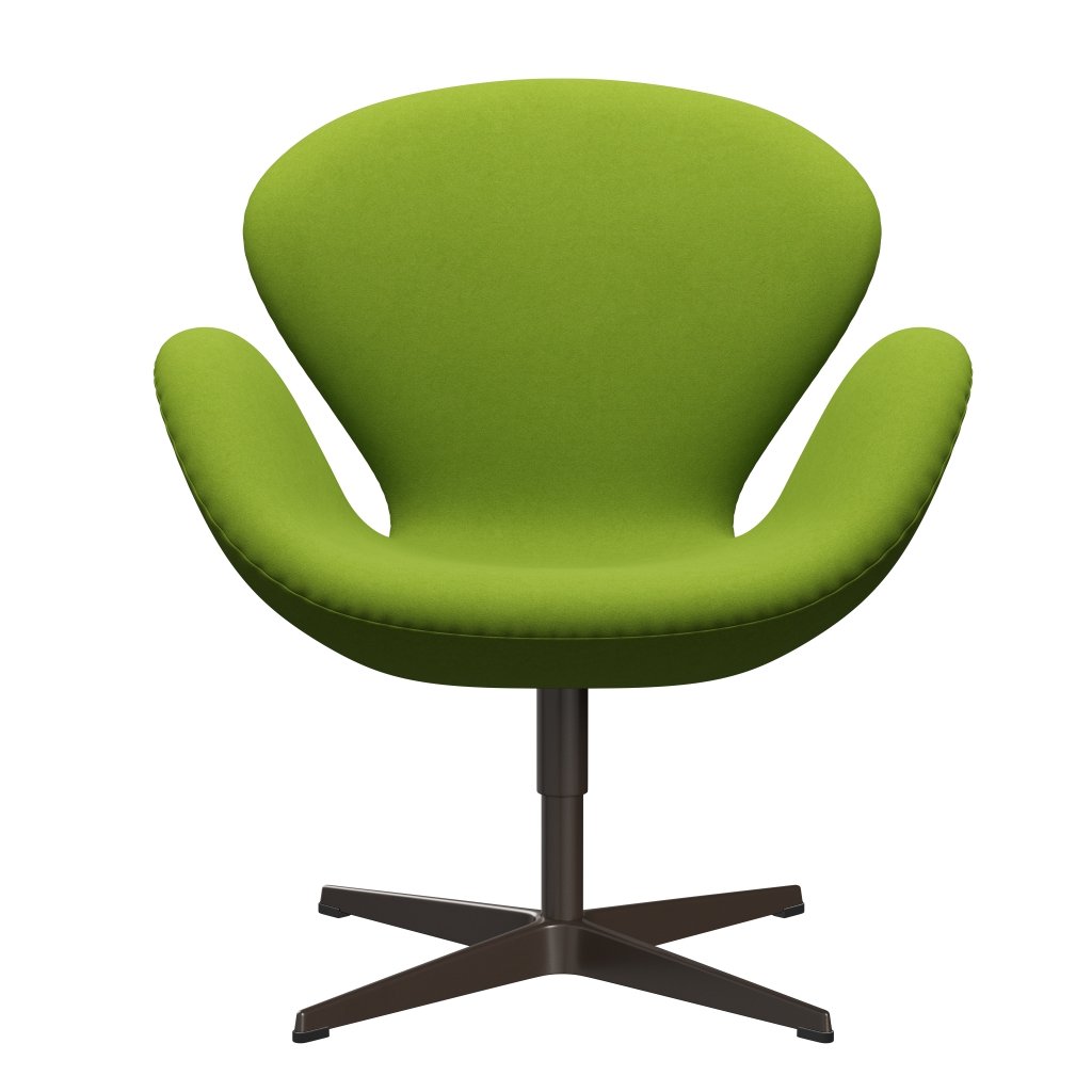 Fritz Hansen Swan Lounge, brązowy brąz/Comfort Green (68011)