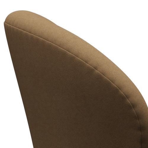 Fritz Hansen Swan Lounge Chair, Brown Bronze/Comfort Light Brown