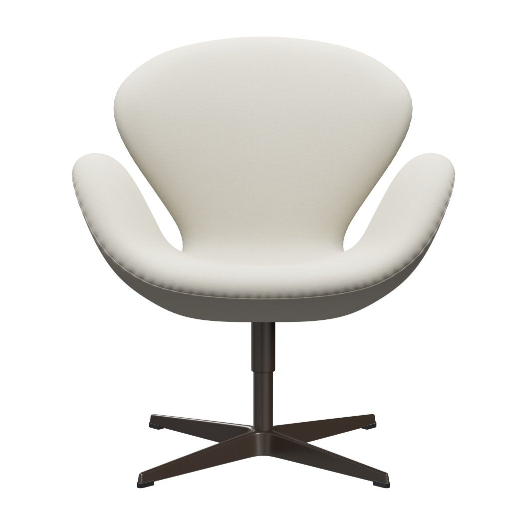 Fritz Hansen Swan Lounge Chair, Brown Bronze/Comfort Light Grey