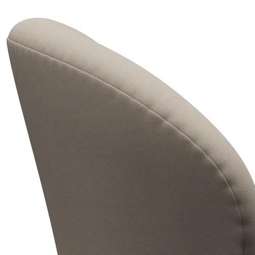 Fritz Hansen Swan Lounge Chair, Brown Bronze/Comfort White Grey