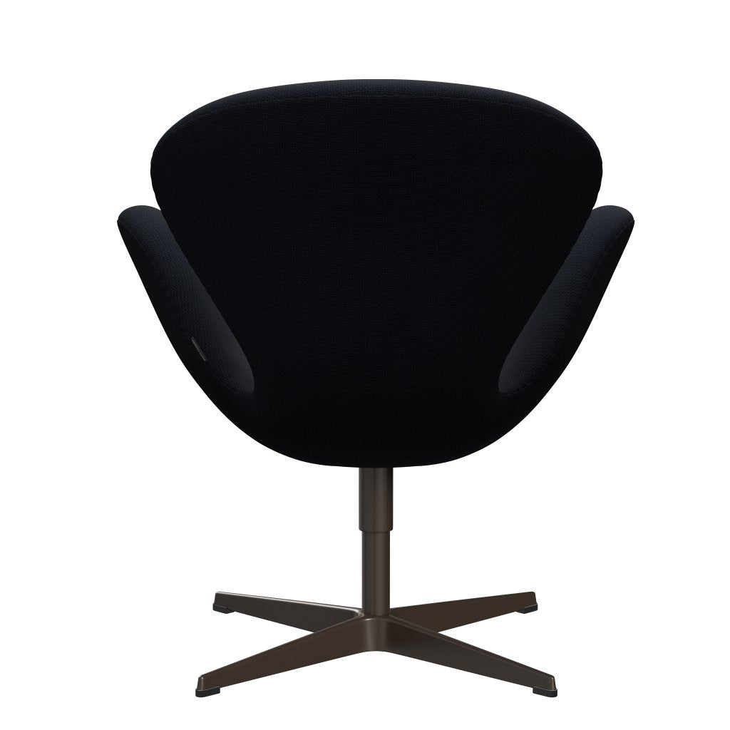 Fritz Hansen Swan Lounge, brązowy brąz/Diablo Dark Blue