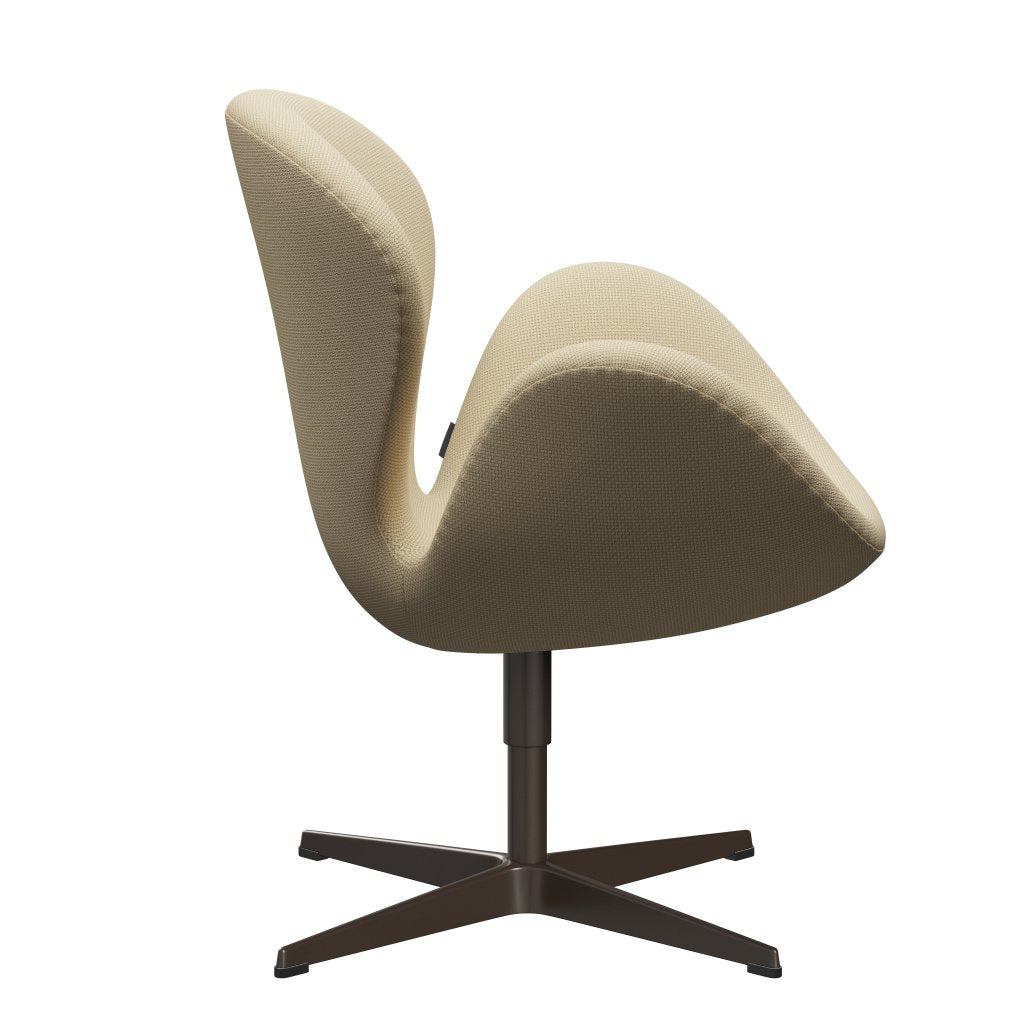 Fritz Hansen Swan Lounge, Brown Bronze/Diablo Ivory