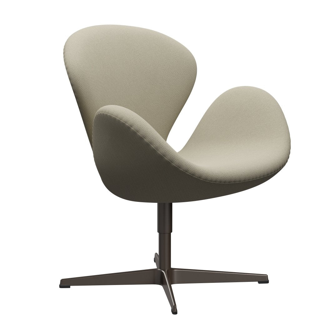 FRITZ HANSEN SWAN SALOUNGE, BRĄZOWY BRONZY/DIABLO SAND