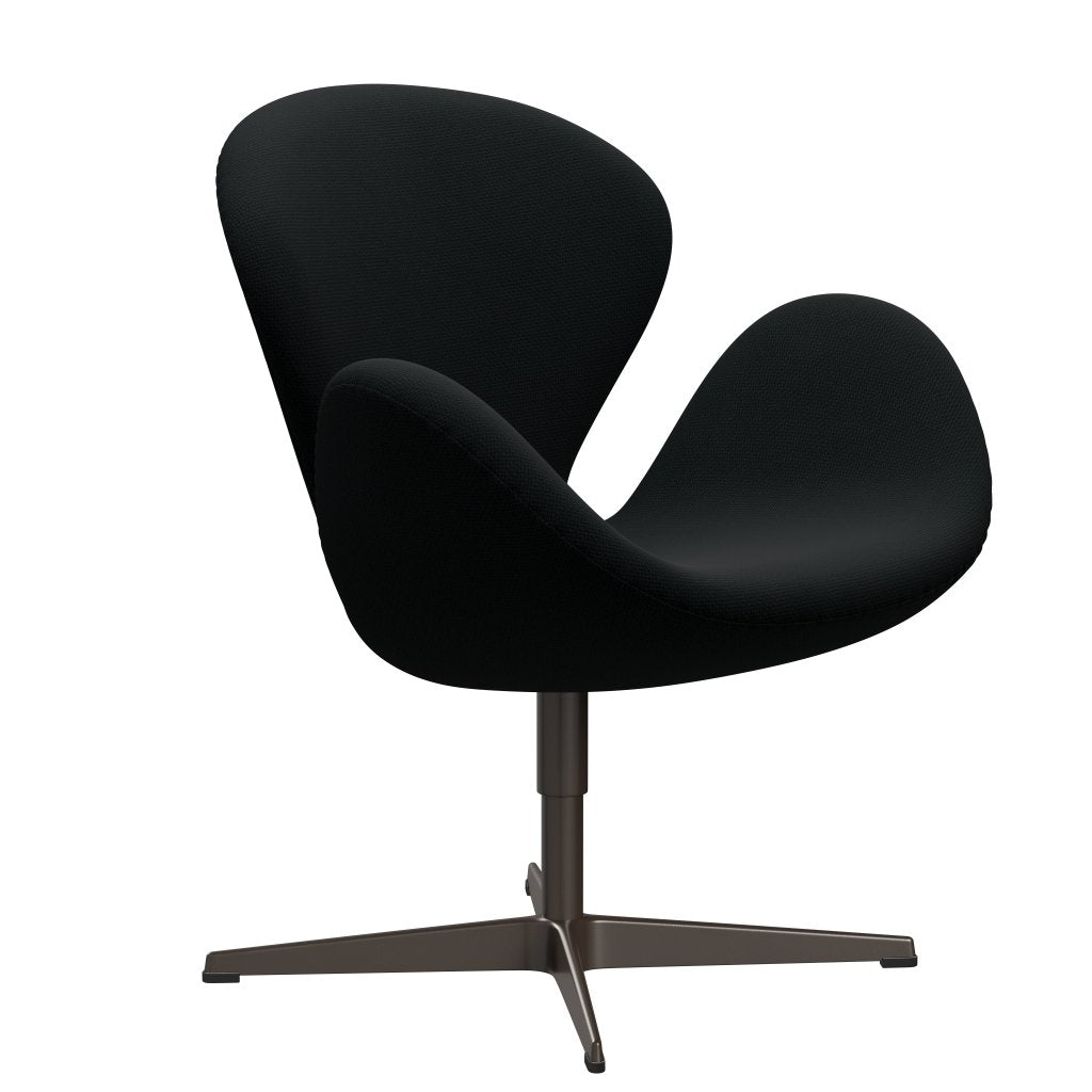 Fritz Hansen Swan Lounge, Brown Bronze/Diablo Black