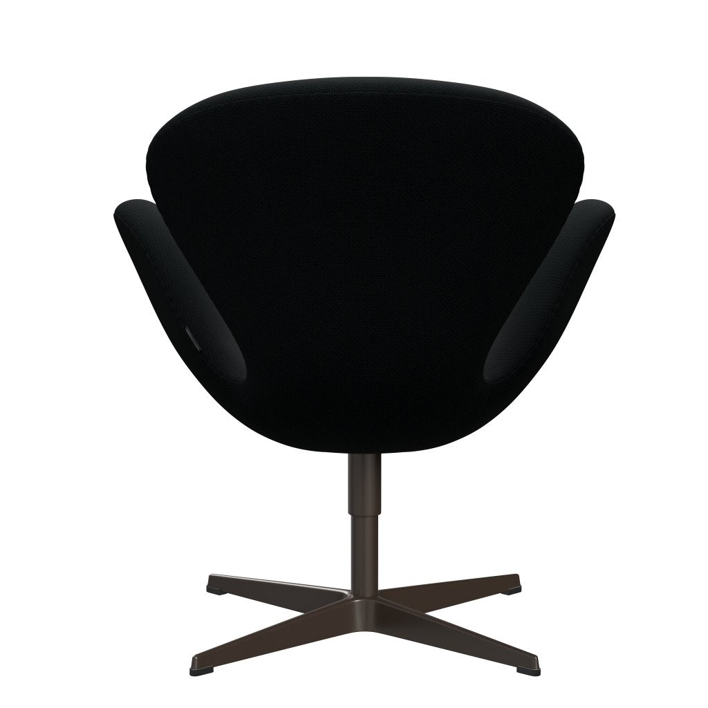 Fritz Hansen Swan Lounge, Brown Bronze/Diablo Black