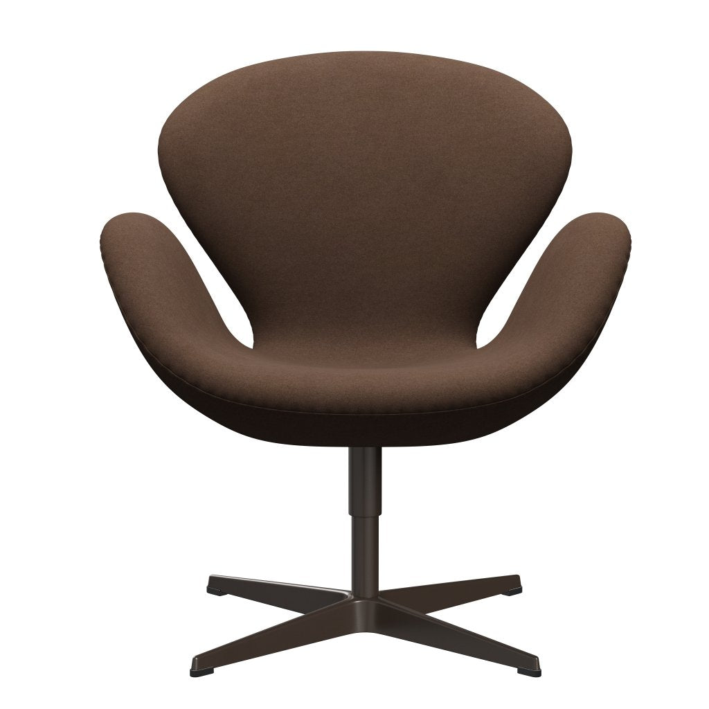 Fritz Hansen Swan Lounge, brązowy brąz/Divina Dark Brown (356)