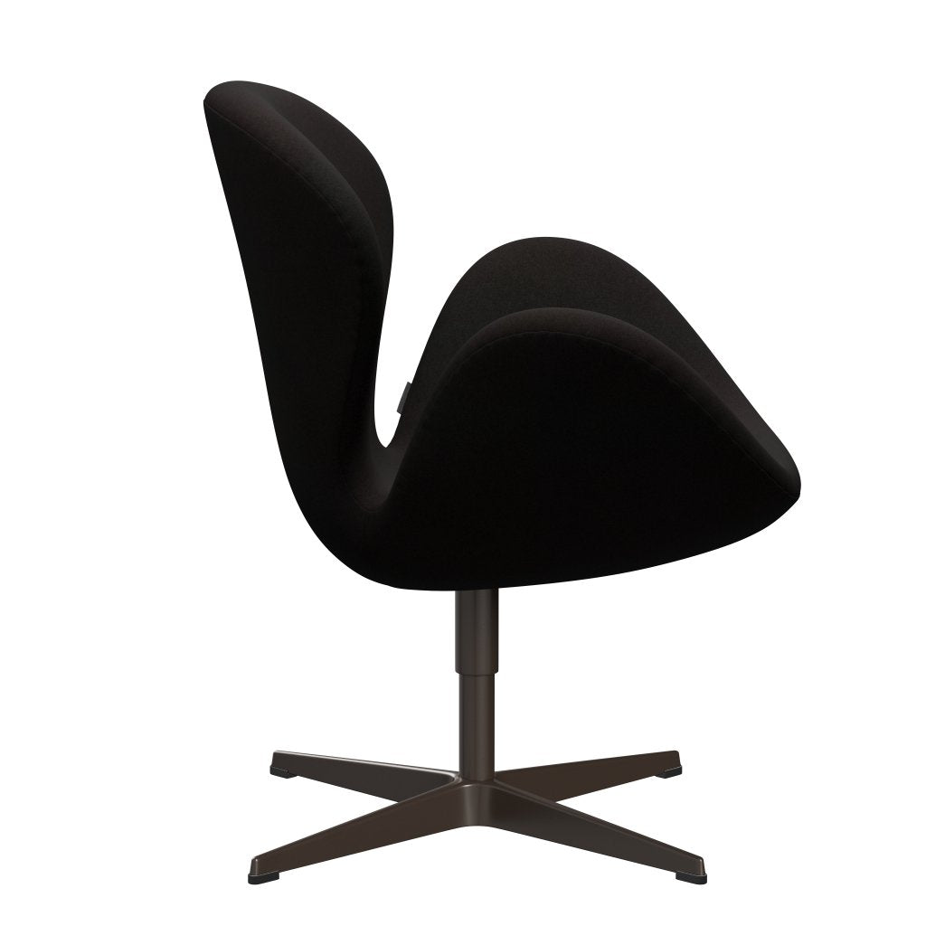 Fritz Hansen Swan Lounge, brązowy brąz/Divina Dark Brown (384)