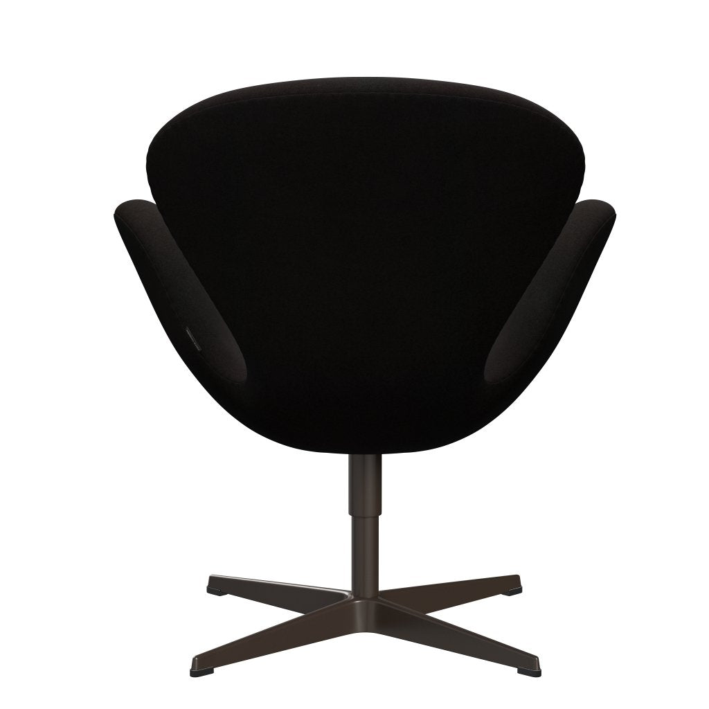 Fritz Hansen Swan Lounge Chair, Brown Bronze/Divina Dark Brown (384)