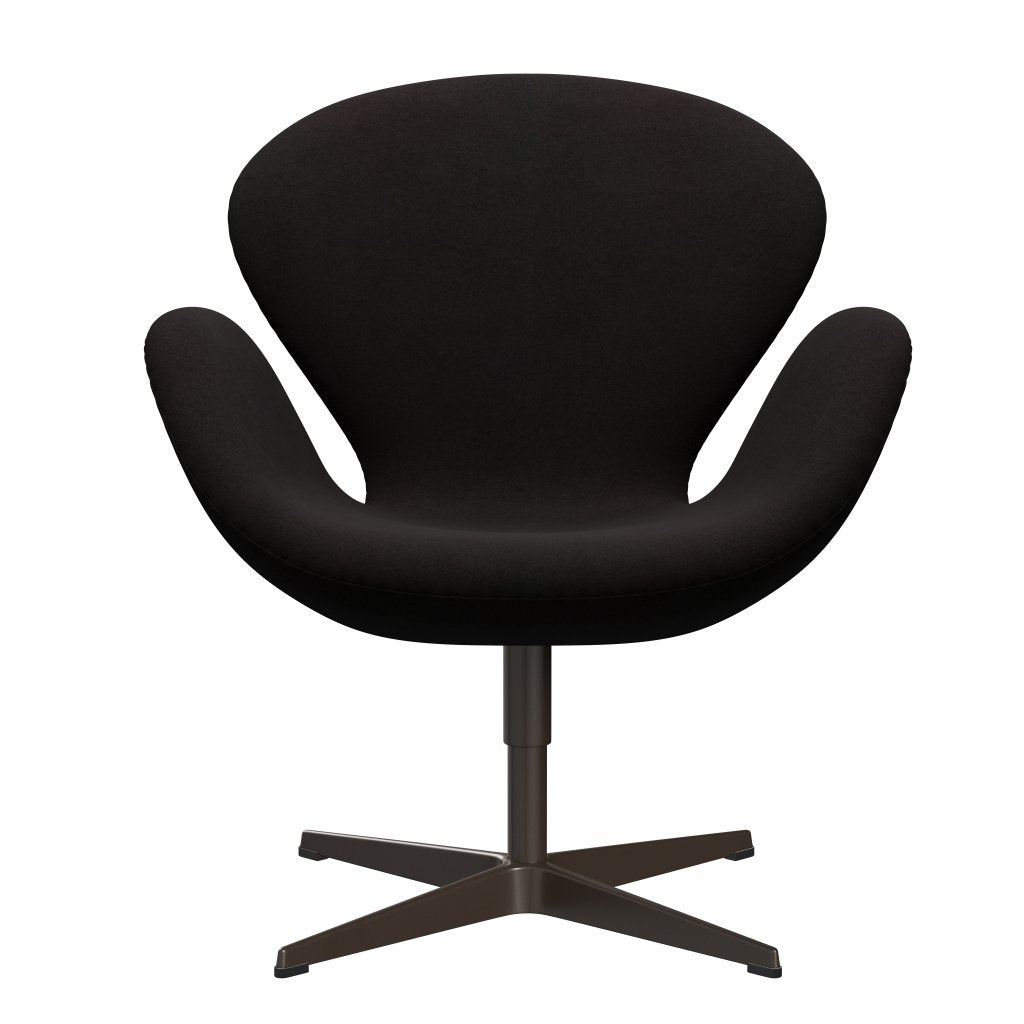 Fritz Hansen Swan Lounge, brązowy brąz/Divina Dark Brown (384)