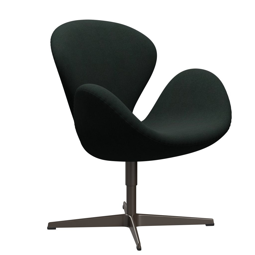 Fritz Hansen Swan Lounge, Brown Bronze/Divina Warcoal