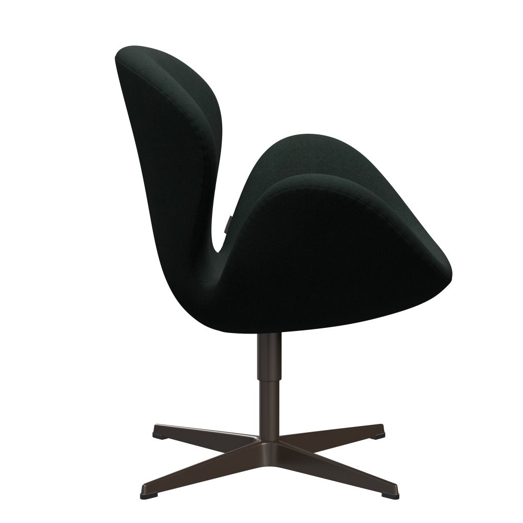 Fritz Hansen Swan Lounge, Brown Bronze/Divina Warcoal