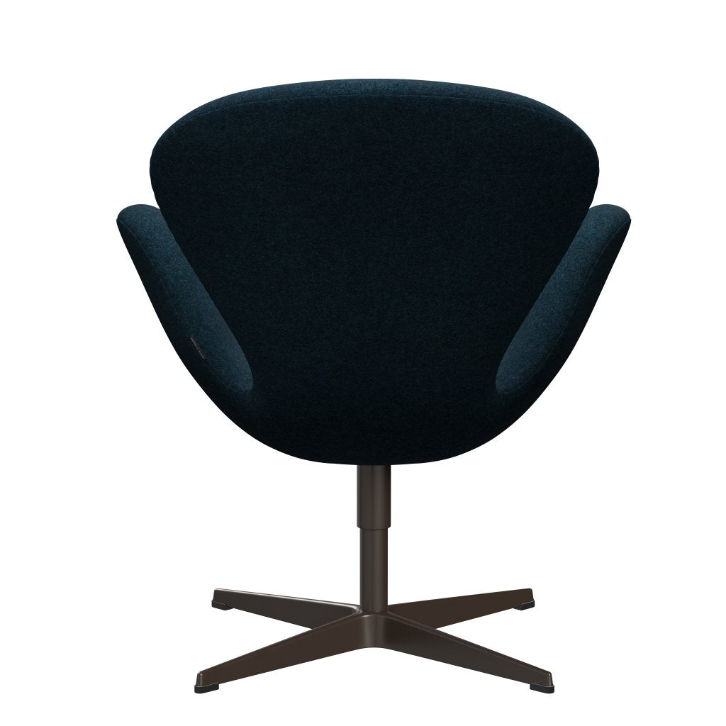 Fritz Hansen Swan Lounge, Brown Bronze/Divina MD Benzyna Dark