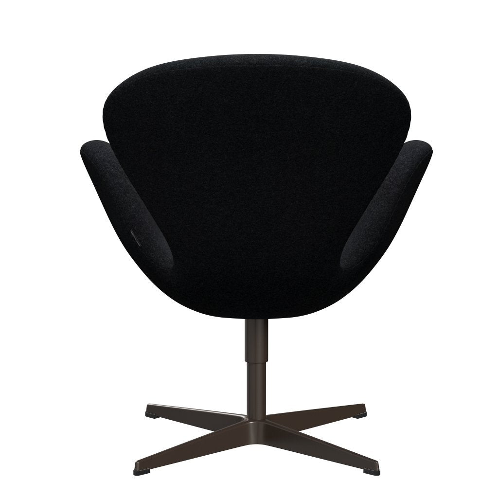 FRITZ HANSEN SWAN SALOUNGE, BRONT BRONZE/DIVINA MD Black