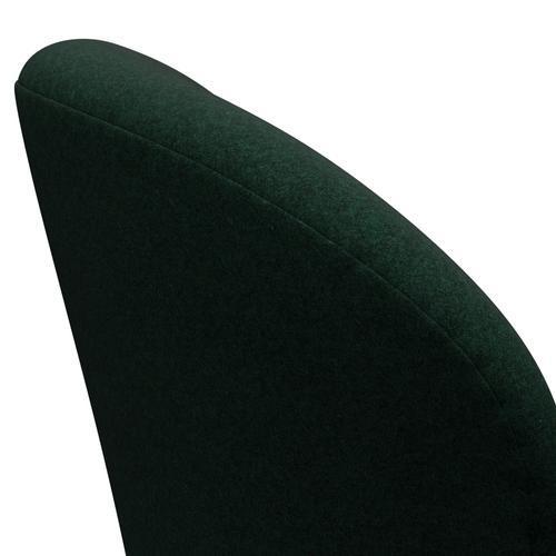 Fritz Hansen Swan Lounge, brązowy brąz/Divina Melange Dark Green (871)