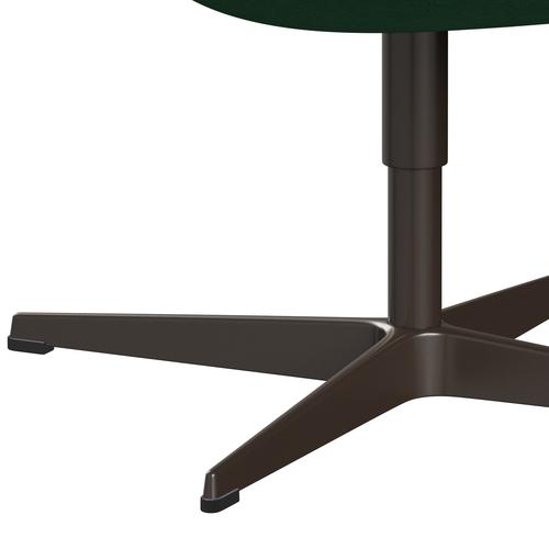 FRITZ HANSEN SWAN SALOUNGE, BRONT BRONZE/DIVINA Melange Green