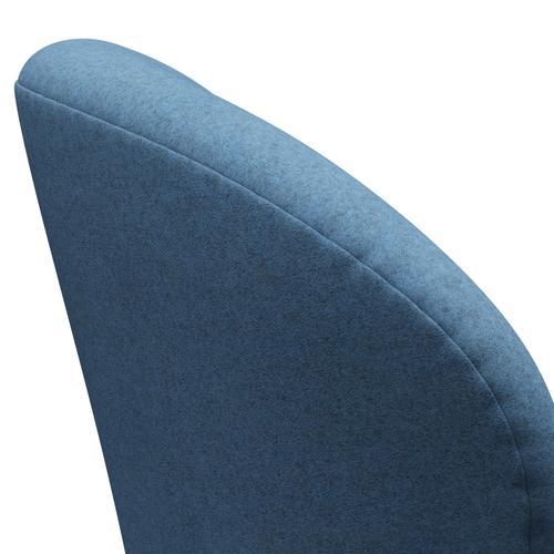 FRITZ HANSEN SWAN SALOUNGE, BRĄZOWY BRONZ/DIVINA MELANGE BLUE BLUE