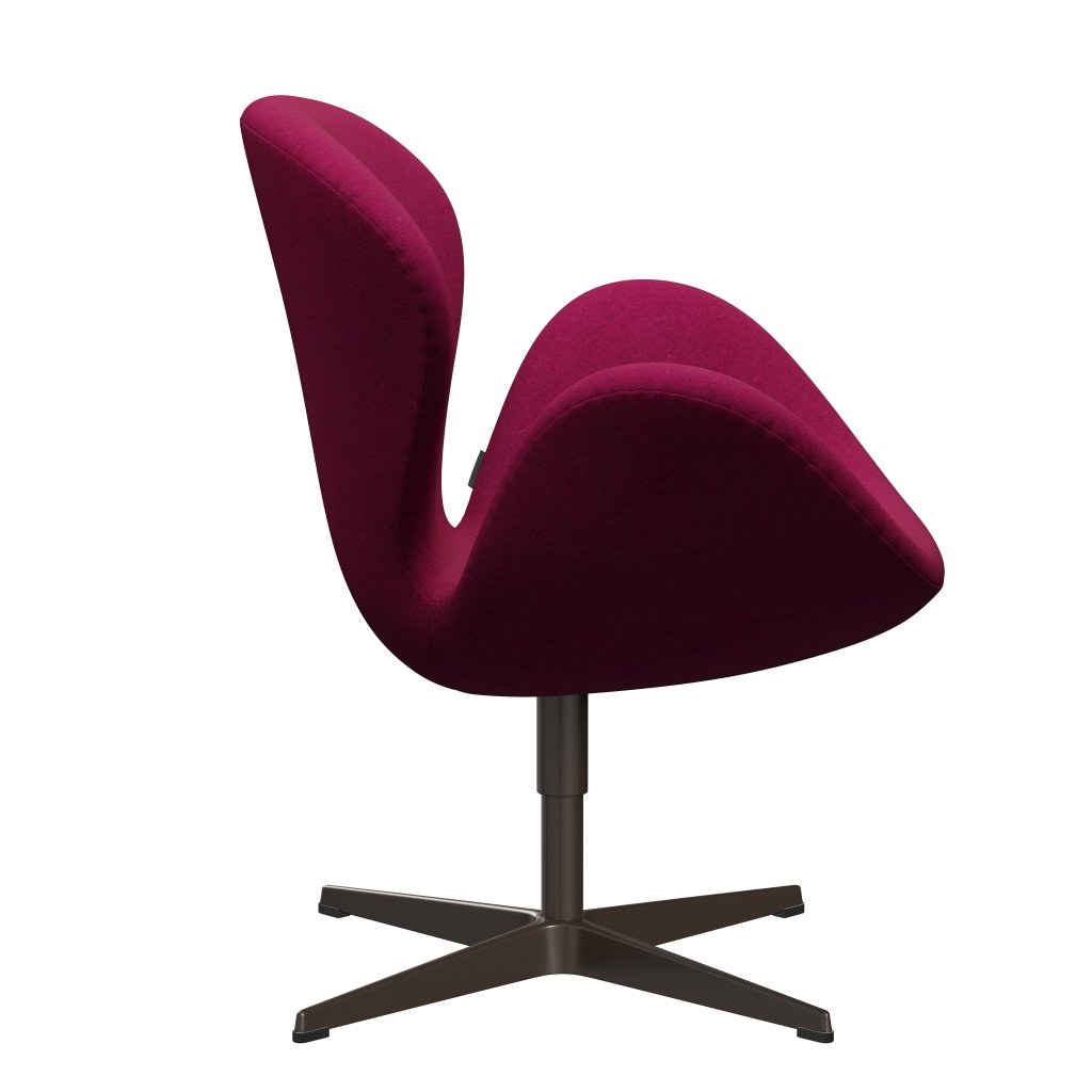 FRITZ HANSEN SWAN SALOUGE, BRĄZOWA BRONZ/DIVINA MELANGE PINK LIPSTICK