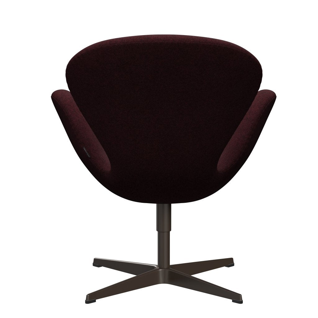 FRITZ HANSEN SWAN SALOUNGE, BRONT BRONZE/DIVINA Melange Pink Dark