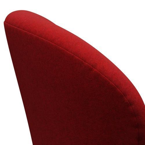 FRITZ HANSEN SWAN SALOUNGE, BRĄZOWY BRONZ/DIVINA MELANGE DEEP RED