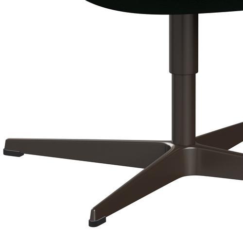 FRITZ HANSEN SWAN SALOUNGE, BRONT BRONZE/DIVINA Melange Forest Green