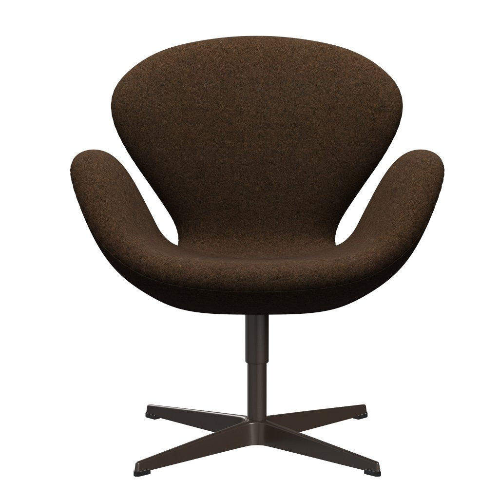 FRITZ HANSEN SWAN SALOUNGE, BRONT BRONZE/DIVINA Melange Warm Brown