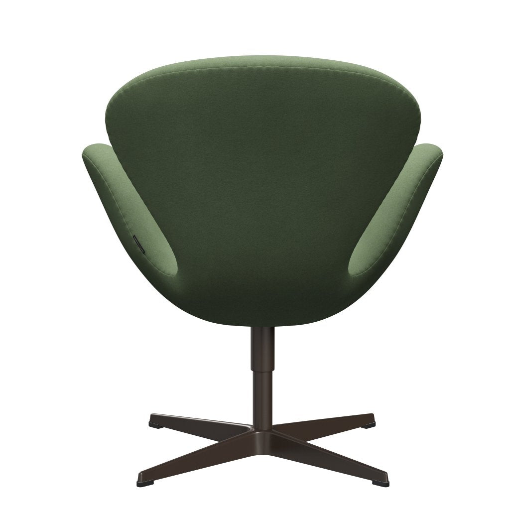 Fritz Hansen Swan Lounge, brązowy brąz/divina Olive Green