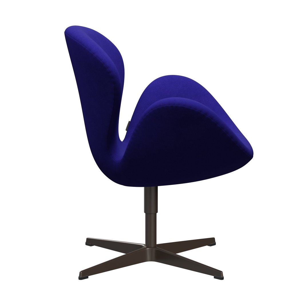 Fritz Hansen Swan Lounge, Brown Bronze/Divina Bel Blue