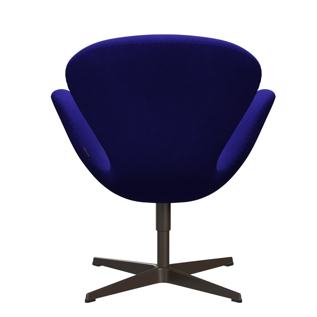 Fritz Hansen Swan Lounge, Brown Bronze/Divina Bel Blue